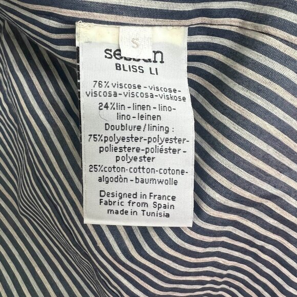 Sessun Bliss Li Buttoned Blazer + Ankle Pants Set - Sz S (Blazer) and pants S 38 - Picture 12 of 14